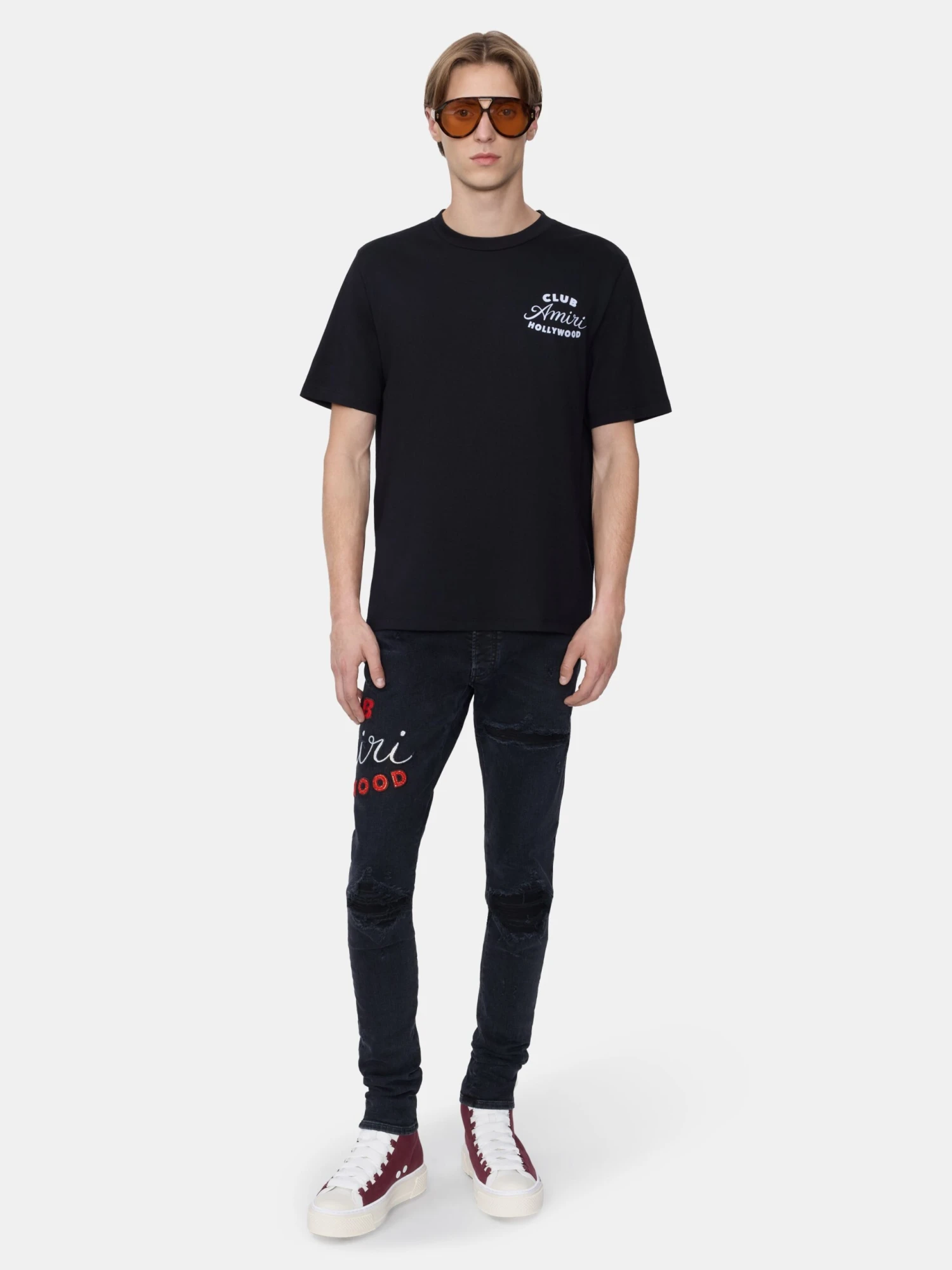 CLUB AMIRI TEE - BLACK(Club Amiri Tee Black) 4 CLUB AMIRI TEE - BLACK(Club Amiri Tee Black) - Image 2