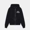 CLUB AMIRI ZIP HOODIE - BLACK(Club Amiri Zip Hoodie Black)