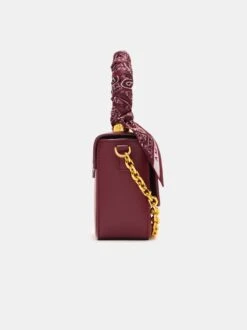 Amiri WOMEN - WOMEN'S MICRO MA BAG WITH CHAIN HANDLE - Burgundy(Women Womens Micro Ma Bag With Chain Handle Burgundy) -Amiri 09eda933 3866 437a aa35 f8a3f9b95ed0