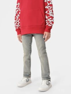 Amiri KIDS - KIDS' STACK JEAN - Clay Indigo(Kids Kids Stack Jean Clay Indigo) 9 Amiri KIDS - KIDS' STACK JEAN - Clay Indigo(Kids Kids Stack Jean Clay Indigo) -Amiri 0d5e62d8 ede7 4f87 9349 ac06c6b14083