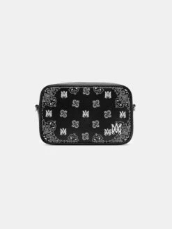 Amiri BANDANA EMBROIDERED CAMERA CASE - Black(Bandana Embroidered Camera Case Black)