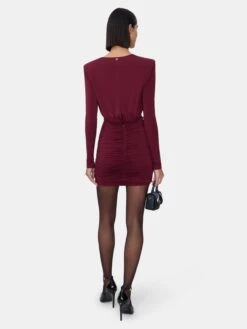 Amiri WOMEN - WOMEN'S COWL NECK MINI DRESS - WINE(Women Womens Cowl Neck Mini Dress Wine) 9 Amiri WOMEN - WOMEN'S COWL NECK MINI DRESS - WINE(Women Womens Cowl Neck Mini Dress Wine) -Amiri 101c8a2e a61f 47ac 8c2f 152c3016b213