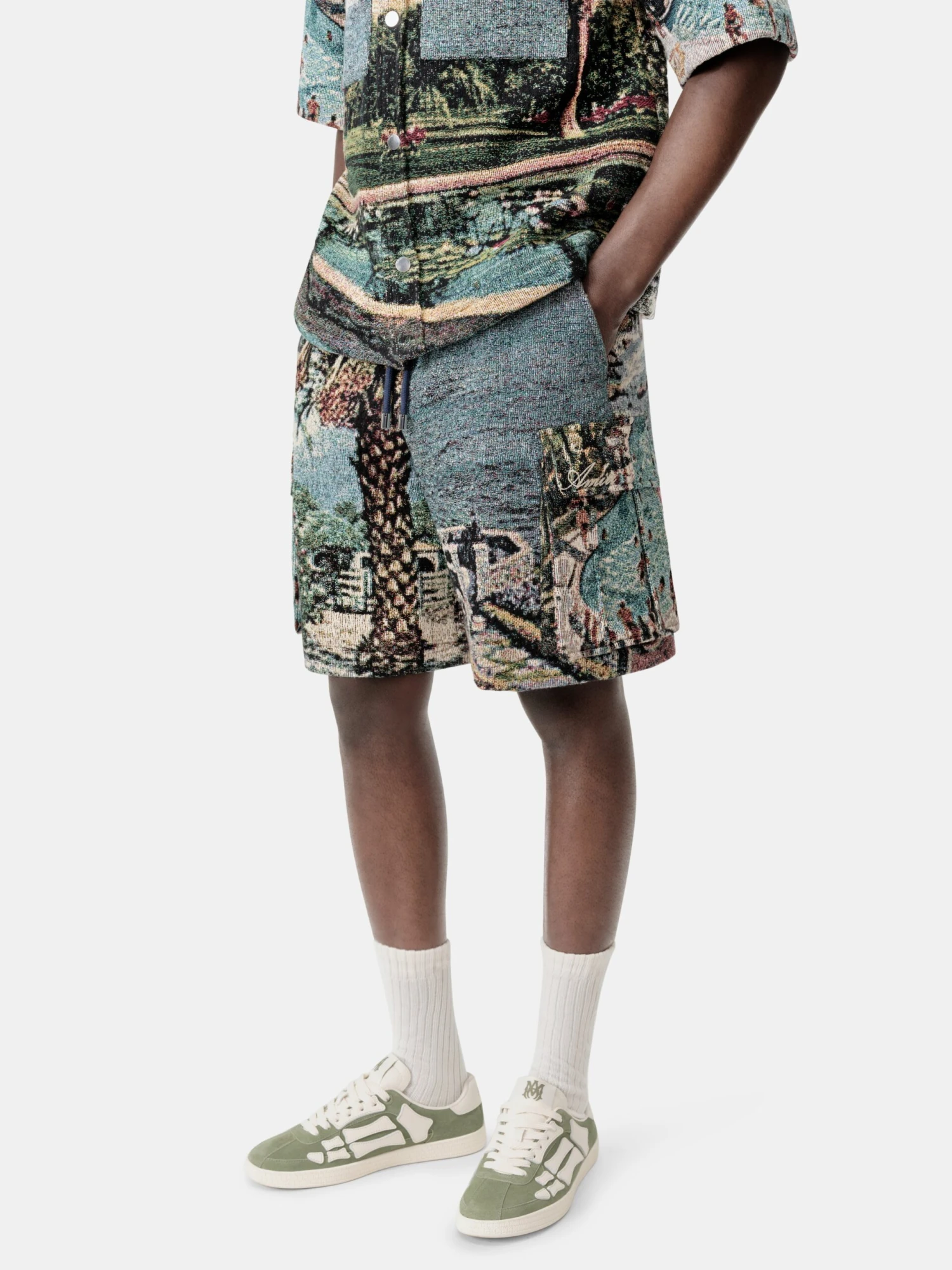 Amiri PARADISE TAPESTRY CARGO SHORT - Multi(Paradise Tapestry Cargo Short Multi) 6 Amiri PARADISE TAPESTRY CARGO SHORT - Multi(Paradise Tapestry Cargo Short Multi) - Image 4