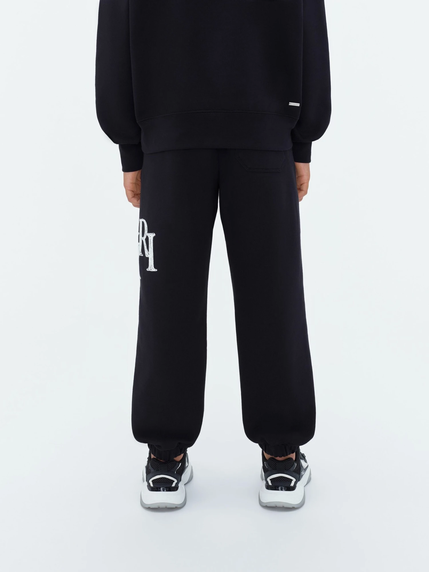 KIDS - AMIRI STAGGERED SCRIBBLE SWEATPANT - Black(Kids Amiri Staggered Scribble Sweatpant Black) 7 KIDS - AMIRI STAGGERED SCRIBBLE SWEATPANT - Black(Kids Amiri Staggered Scribble Sweatpant Black) - Image 5