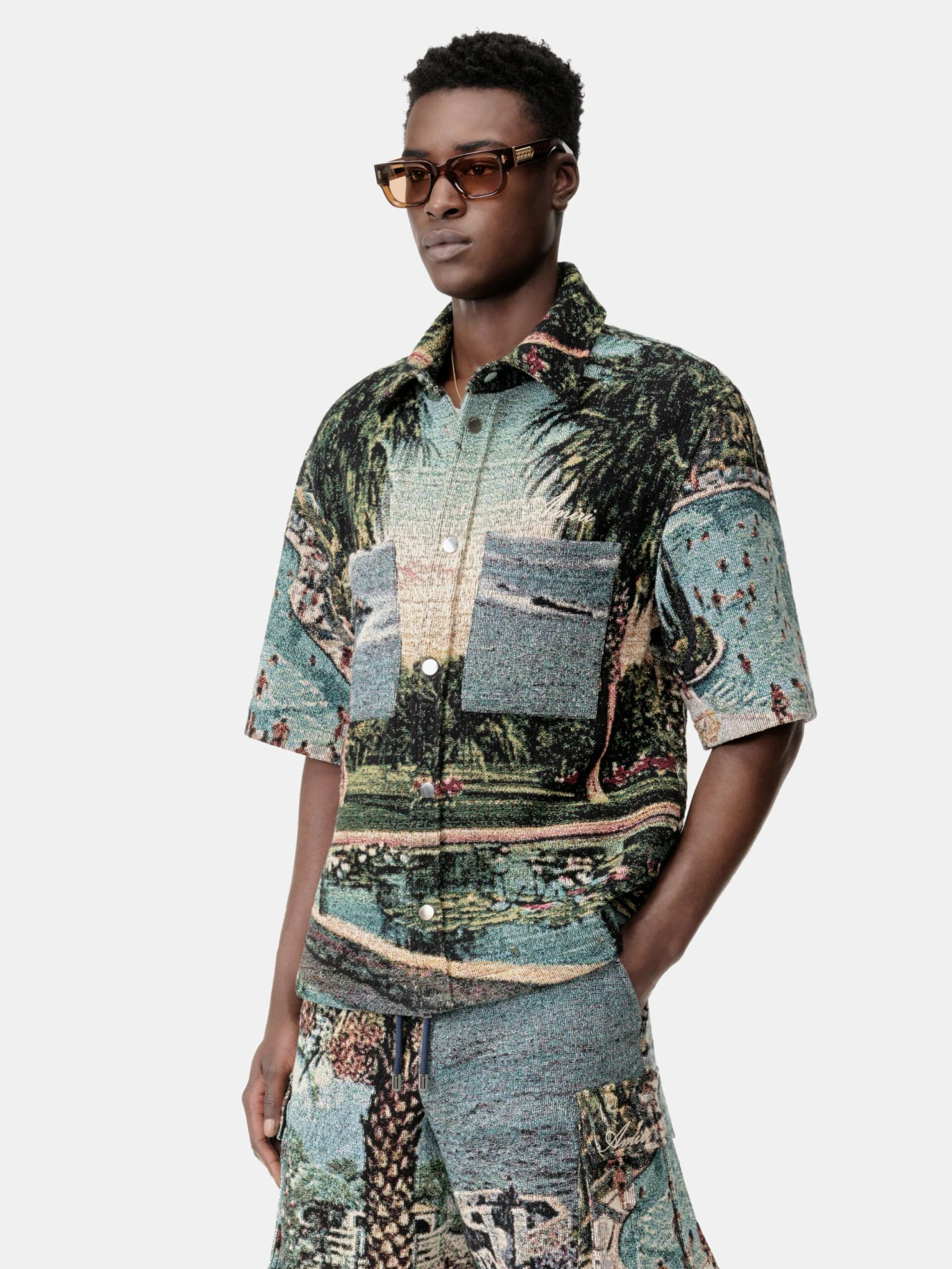 Amiri PARADISE TAPESTRY SHIRT - Multi(Paradise Tapestry Shirt Multi) 6 Amiri PARADISE TAPESTRY SHIRT - Multi(Paradise Tapestry Shirt Multi) - Image 4