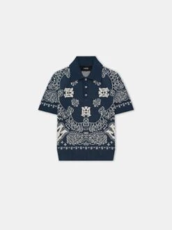 Amiri KIDS - KIDS' BANDANA POLO - Midnight Blue(Kids Kids Bandana Polo Midnight Blue)