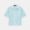 Amiri MA QUAD BOWLING SHIRT - Ice Blue(Ma Quad Bowling Shirt Ice Blue) -Amiri 1d92451b 8dc9 4aca 84d3 3073bc36b1d9