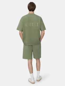 AMIRI EMBROIDERED SHORT - OLIVE(Amiri Embroidered Short Olive) -Amiri 1e851604 4ecd 4ca6 b5ce ba34e6ea73e0