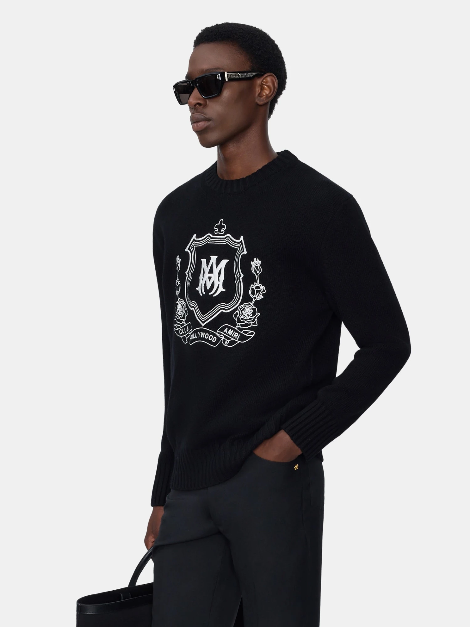 Amiri MA CREST CREW - BLACK(Ma Crest Crew Black) 4 Amiri MA CREST CREW - BLACK(Ma Crest Crew Black) - Image 2