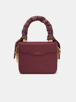 Amiri WOMEN - WOMEN'S MICRO MA BAG WITH CHAIN HANDLE - Burgundy(Women Womens Micro Ma Bag With Chain Handle Burgundy) -Amiri 25e20f64 8367 4d6f 8b21 72619e991fb6