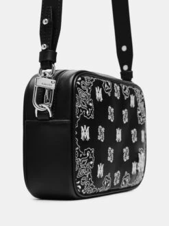 Amiri BANDANA EMBROIDERED CAMERA CASE - Black(Bandana Embroidered Camera Case Black) -Amiri 263a6d4c 7797 4714 a036 0ce6b2cbd125