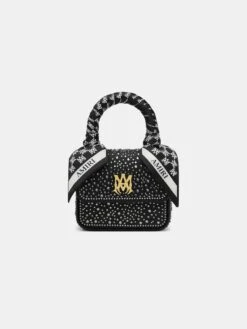 Amiri WOMEN - WOMEN'S CRYSTAL NANO MA BAG - Black(Women Womens Crystal Nano Ma Bag Black)