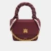 Amiri WOMEN - WOMEN'S MICRO MA BAG WITH CHAIN HANDLE - Burgundy(Women Womens Micro Ma Bag With Chain Handle Burgundy)