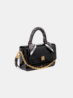 Amiri WOMEN - WOMEN'S CROC EMBOSSED LONG MA BAG - BLACK(Women Womens Croc Embossed Long Ma Bag Black) 8 Amiri WOMEN - WOMEN'S CROC EMBOSSED LONG MA BAG - BLACK(Women Womens Croc Embossed Long Ma Bag Black) -Amiri 313109da 9192 441a b769 ca5f194fed8a