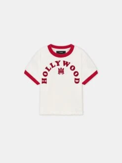 Amiri KIDS - KIDS' HOLLYWOOD RINGER TEE - Ivory(Kids Kids Hollywood Ringer Tee Ivory)