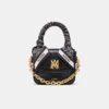 Amiri WOMEN - WOMEN'S CROC EMOSSED NANO MA BAG - BLACK(Women Womens Croc Emossed Nano Ma Bag Black)