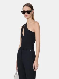 Amiri WOMEN - WOMEN'S MA ASYMMETRIC TOP - BLACK(Women Womens Ma Asymmetric Top Black) -Amiri 34be2036 a6f4 469c a76a ca2e70eaec37