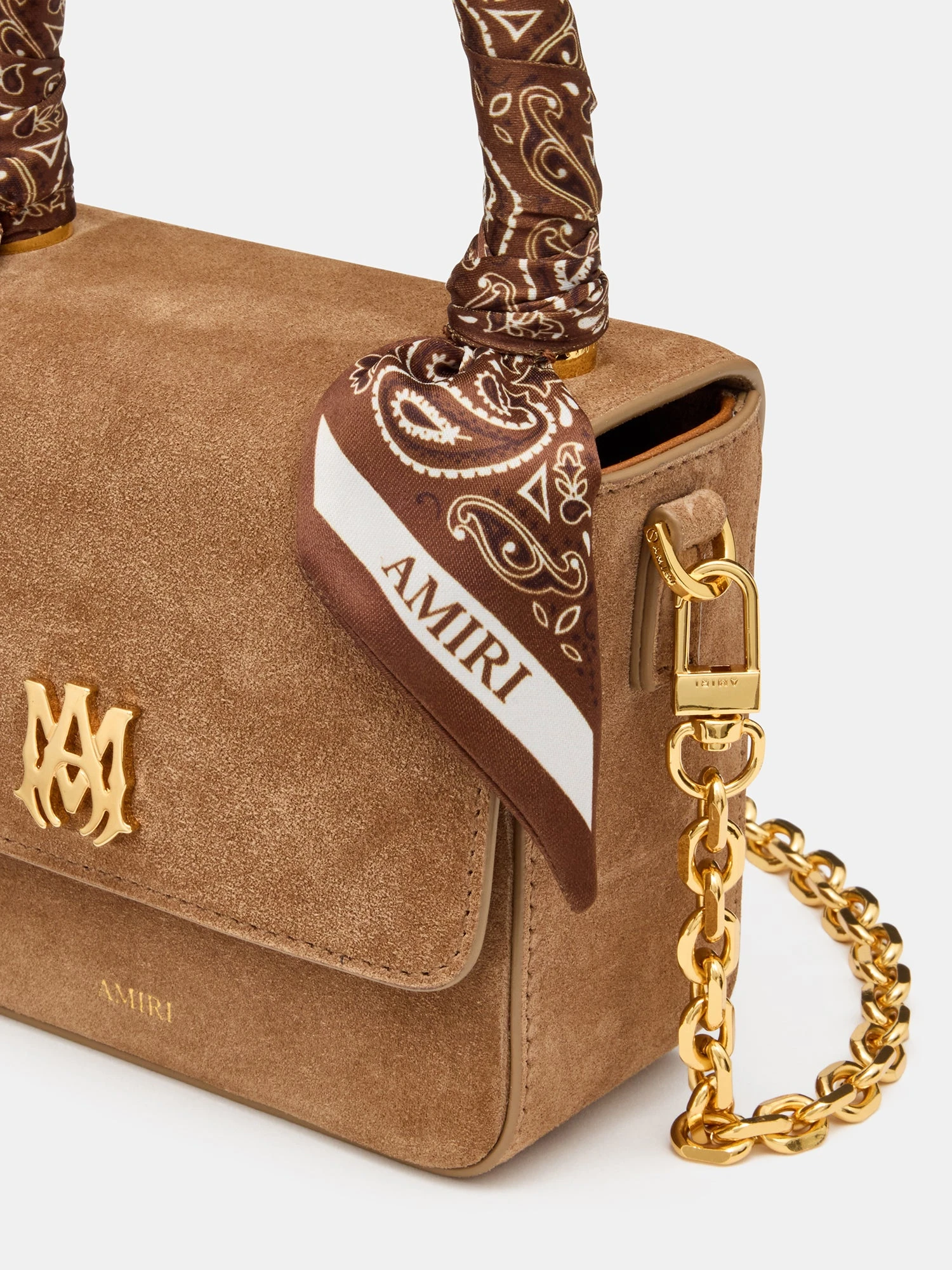 Amiri WOMEN - WOMEN'S SUEDE MICRO MA BAG - DARK BROWN(Women Womens Suede Micro Ma Bag Dark Brown) 7 Amiri WOMEN - WOMEN'S SUEDE MICRO MA BAG - DARK BROWN(Women Womens Suede Micro Ma Bag Dark Brown) - Image 5