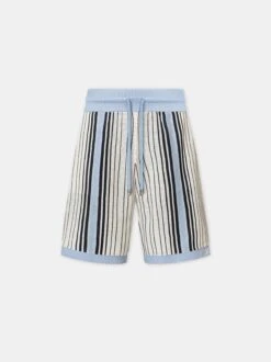 AMIRI SCRIPT STRIPE SHORT - Ashley Blue(Amiri Script Stripe Short Ashley Blue)
