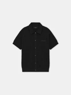 AMIRI CROCHET MESH SHIRT - Black(Amiri Crochet Mesh Shirt Black)