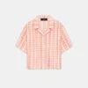 Amiri WOMEN - WOMEN'S MA QUAD SHIRT - Malibu Peach(Women Womens Ma Quad Shirt Malibu Peach) -Amiri 3a3b84b5 1d11 4bfe 9835 556b4512254f