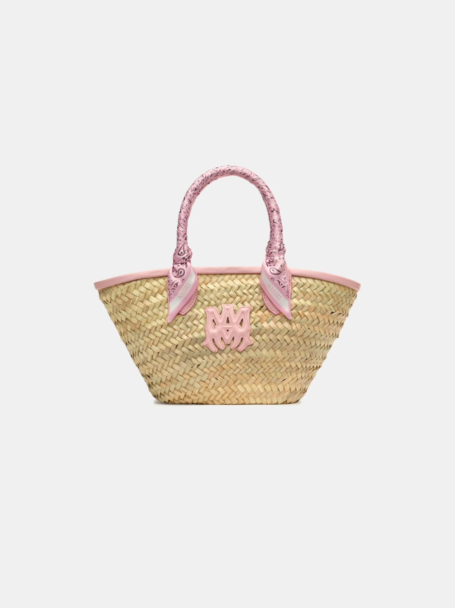 Amiri WOMEN - WOMEN'S MA RAFFIA MICRO TOTE - Dusk Pink(Women Womens Ma Raffia Micro Tote Dusk Pink) 3 Amiri WOMEN - WOMEN'S MA RAFFIA MICRO TOTE - Dusk Pink(Women Womens Ma Raffia Micro Tote Dusk Pink)