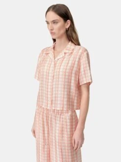 Amiri WOMEN - WOMEN'S MA QUAD SHIRT - Malibu Peach(Women Womens Ma Quad Shirt Malibu Peach) -Amiri 44dc9c6b 6196 4879 870b 21bc19d4ed88