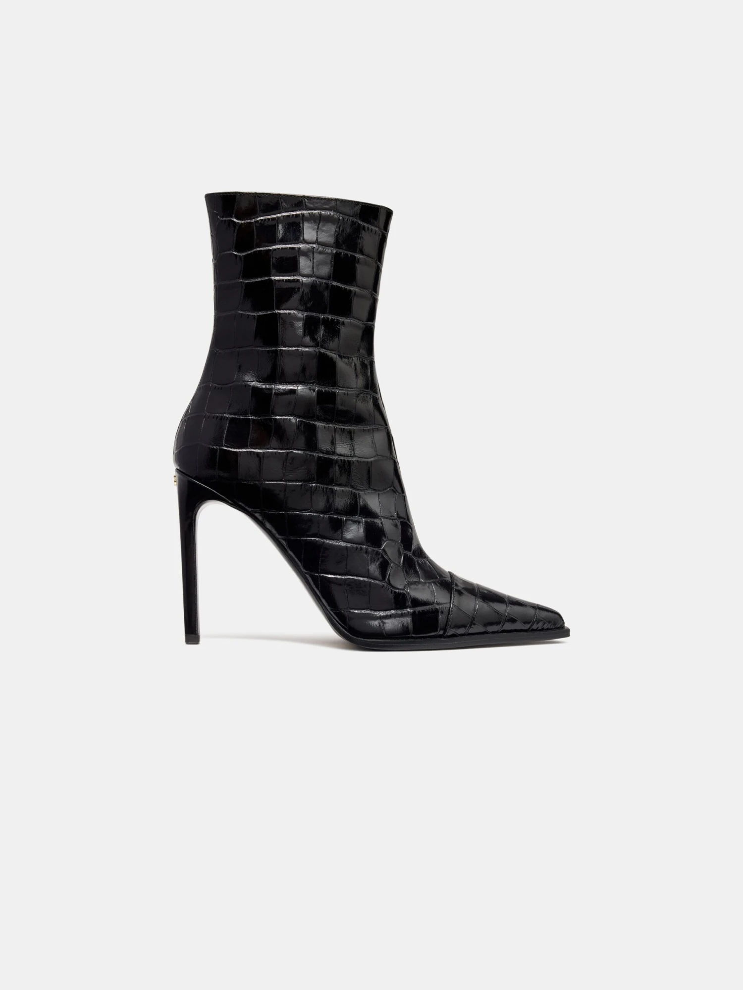 Amiri WOMEN - WOMEN'S CROC DEBOSSED MA STILETTO BOOT - BLACK(Women Womens Croc Debossed Ma Stiletto Boot Black) 3 Amiri WOMEN - WOMEN'S CROC DEBOSSED MA STILETTO BOOT - BLACK(Women Womens Croc Debossed Ma Stiletto Boot Black)