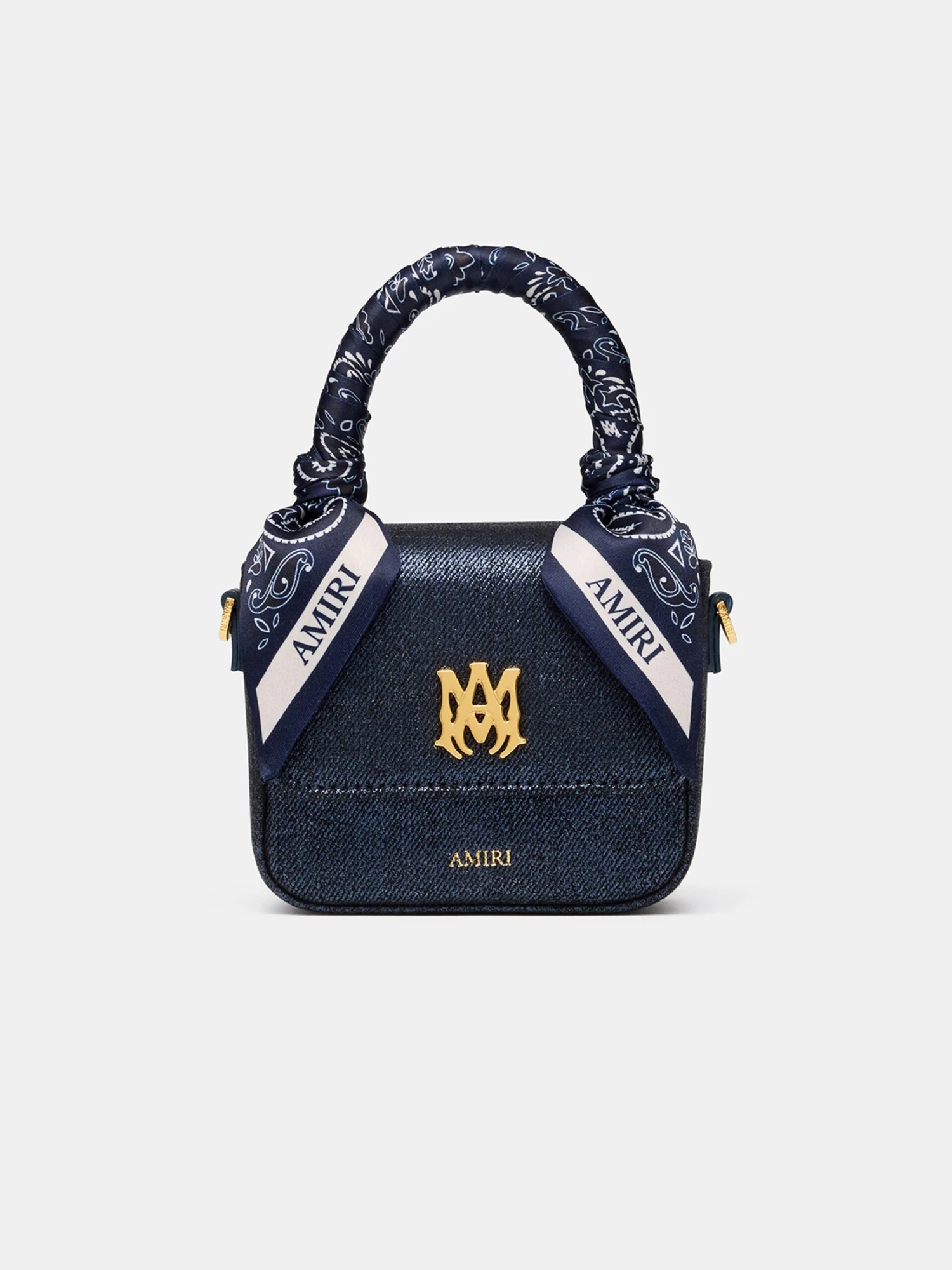 Amiri WOMEN - WOMEN'S DENIM MICRO MA BAG - WET SHIMMER(Women Womens Denim Micro Ma Bag Wet Shimmer) 3 Amiri WOMEN - WOMEN'S DENIM MICRO MA BAG - WET SHIMMER(Women Womens Denim Micro Ma Bag Wet Shimmer)