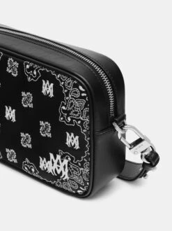 Amiri BANDANA EMBROIDERED CAMERA CASE - Black(Bandana Embroidered Camera Case Black) -Amiri 481237b9 482b 4433 b1ee 7b75942b6d62