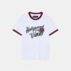 Amiri WOMEN - WOMEN'S ROSE RINGER TEE - WHITE(Women Womens Rose Ringer Tee White) -Amiri 491c138d 3ccd 489b bf97 c29d9963e377