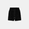 Amiri WOMEN - WOMEN'S MA QUAD TOWELING SHORT - Black(Women Womens Ma Quad Toweling Short Black)