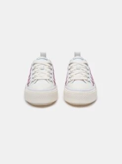 Amiri WOMEN- WOMEN'S STARS COURT LOW - WHITE/PINK(Women Womens Stars Court Low White Pink) -Amiri 4cfeea88 b3e6 412c bd7f f9fa0db0ebc8
