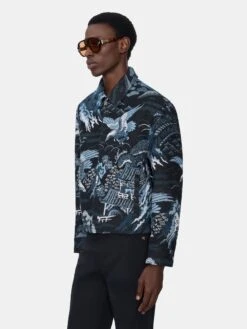 Amiri BIRD TAPESTRY BLOUSON - BLACK(Bird Tapestry Blouson Black) 8 Amiri BIRD TAPESTRY BLOUSON - BLACK(Bird Tapestry Blouson Black) -Amiri 5006269d ff09 4ba7 ba68 112dac58d19f