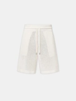 AMIRI CROCHET MESH SHORT - Ivory(Amiri Crochet Mesh Short Ivory)