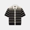 Amiri STRIPED BUTTON DOWN SHIRT - Black(Striped Button Down Shirt Black) -Amiri 522433e7 2394 4578 9b97 fc8dec6dd715