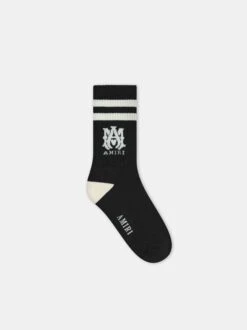 Amiri KIDS - KIDS' MA STRIPE SOCKS - Black(Kids Kids Ma Stripe Socks Black)