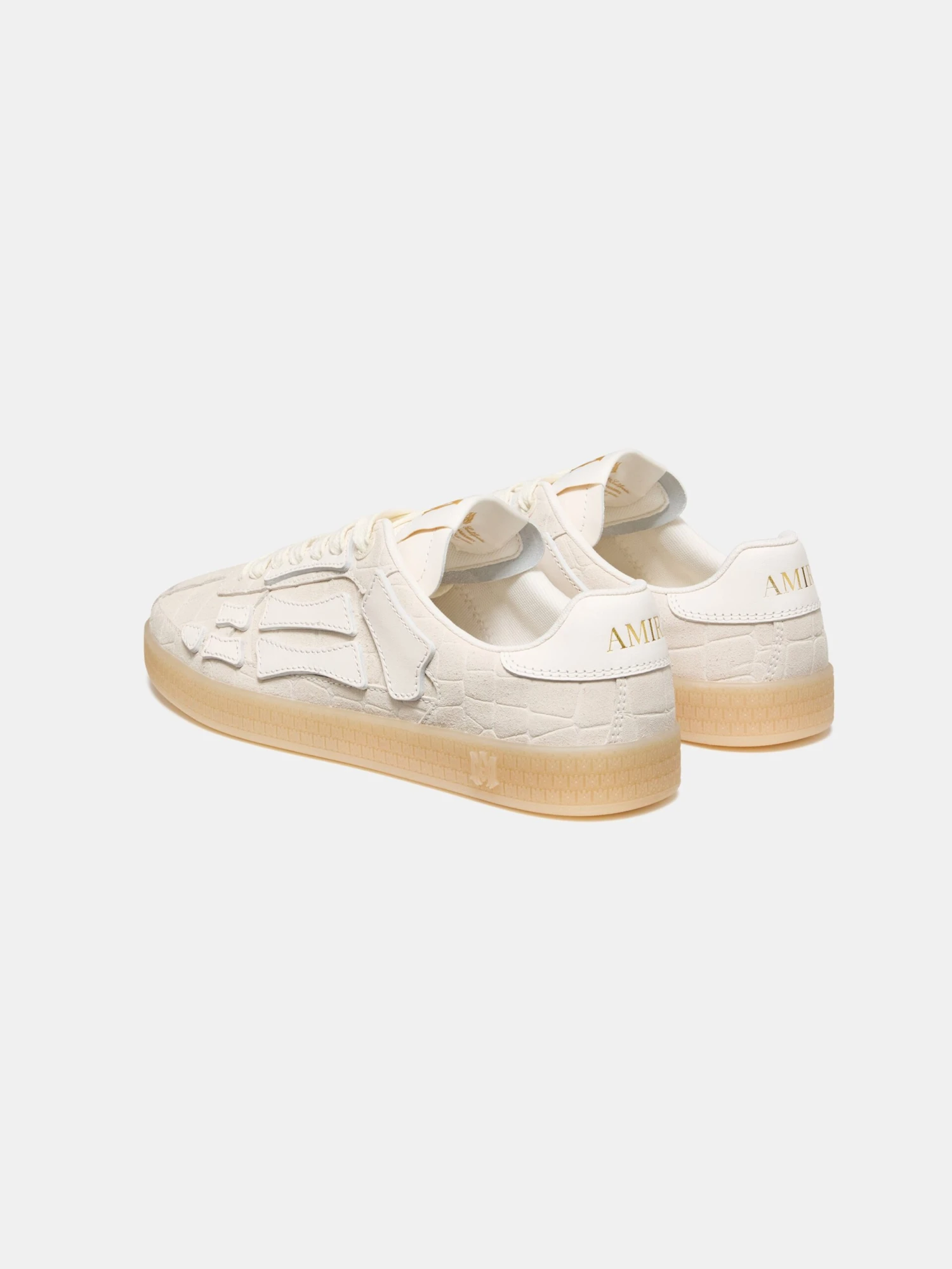 Amiri WOMEN - WOMEN'S CROC DEBOSSED PACIFIC BONES - ALABASTER(Women Womens Croc Debossed Pacific Bones Alabaster) 6 Amiri WOMEN - WOMEN'S CROC DEBOSSED PACIFIC BONES - ALABASTER(Women Womens Croc Debossed Pacific Bones Alabaster) - Image 4