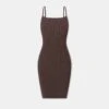 Amiri WOMEN - WOMEN'S MA TANK MINI DRESS - Walnut Brown(Women Womens Ma Tank Mini Dress Walnut Brown) -Amiri 5f02ecfb ca14 4099 a464 aba19c59aa73