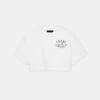 Amiri WOMEN - WOMEN'S ARTS DISTRICT CROPPED TEE - White(Women Womens Arts District Cropped Tee White)