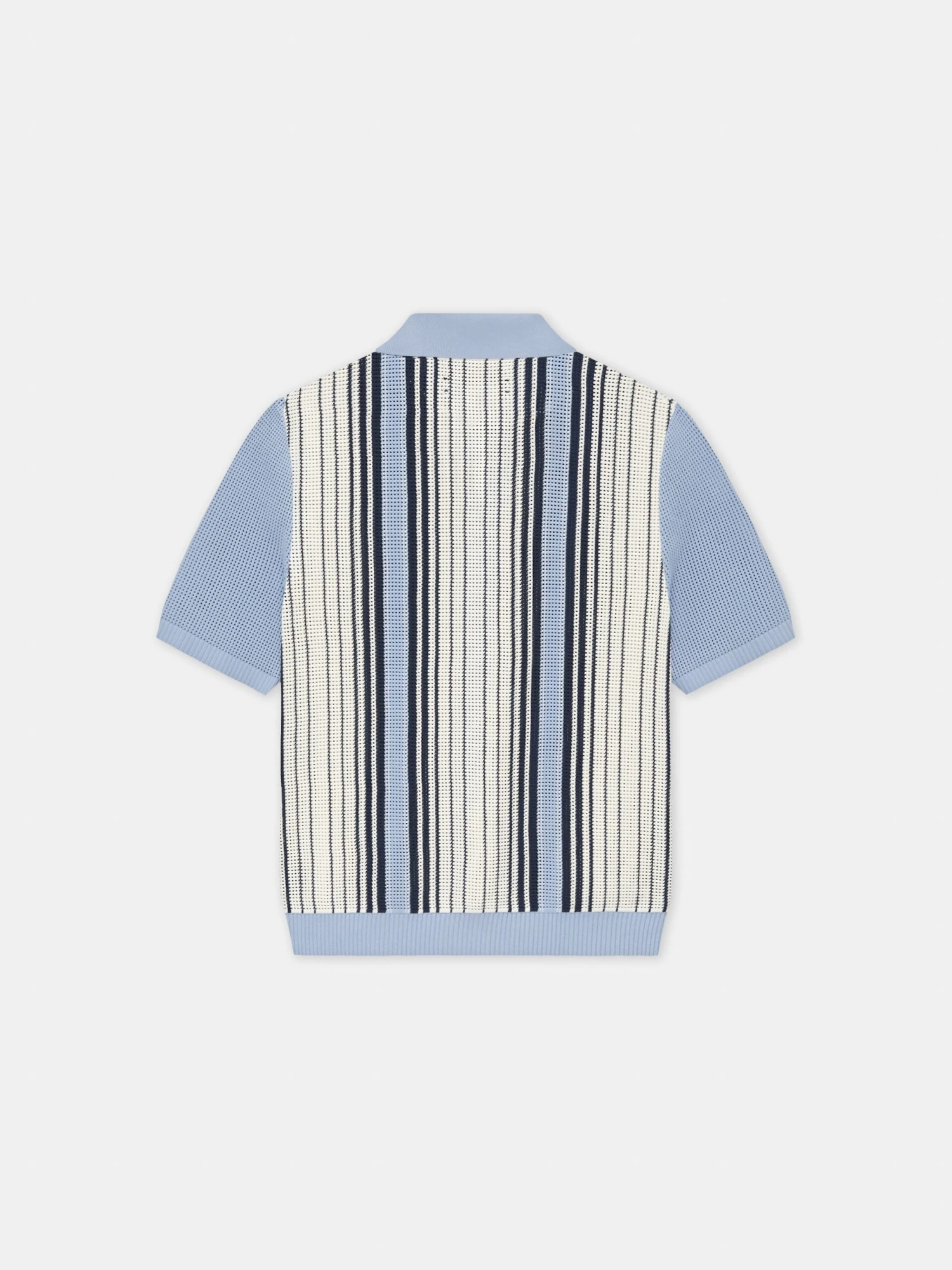 AMIRI SCRIPT STRIPE SHIRT - Ashley Blue(Amiri Script Stripe Shirt Ashley Blue) 5 AMIRI SCRIPT STRIPE SHIRT - Ashley Blue(Amiri Script Stripe Shirt Ashley Blue) - Image 3