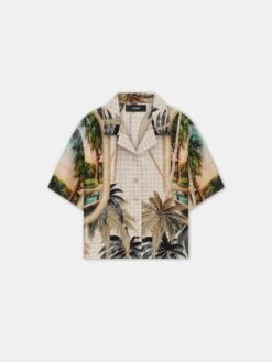 Amiri WOMEN - WOMEN'S PARADISE PRINT SHIRT - Multi(Women Womens Paradise Print Shirt Multi)
