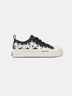 Amiri WOMEN - WOMEN'S GLITTER STARS COURT LOW - Black(Women Womens Glitter Stars Court Low Black)