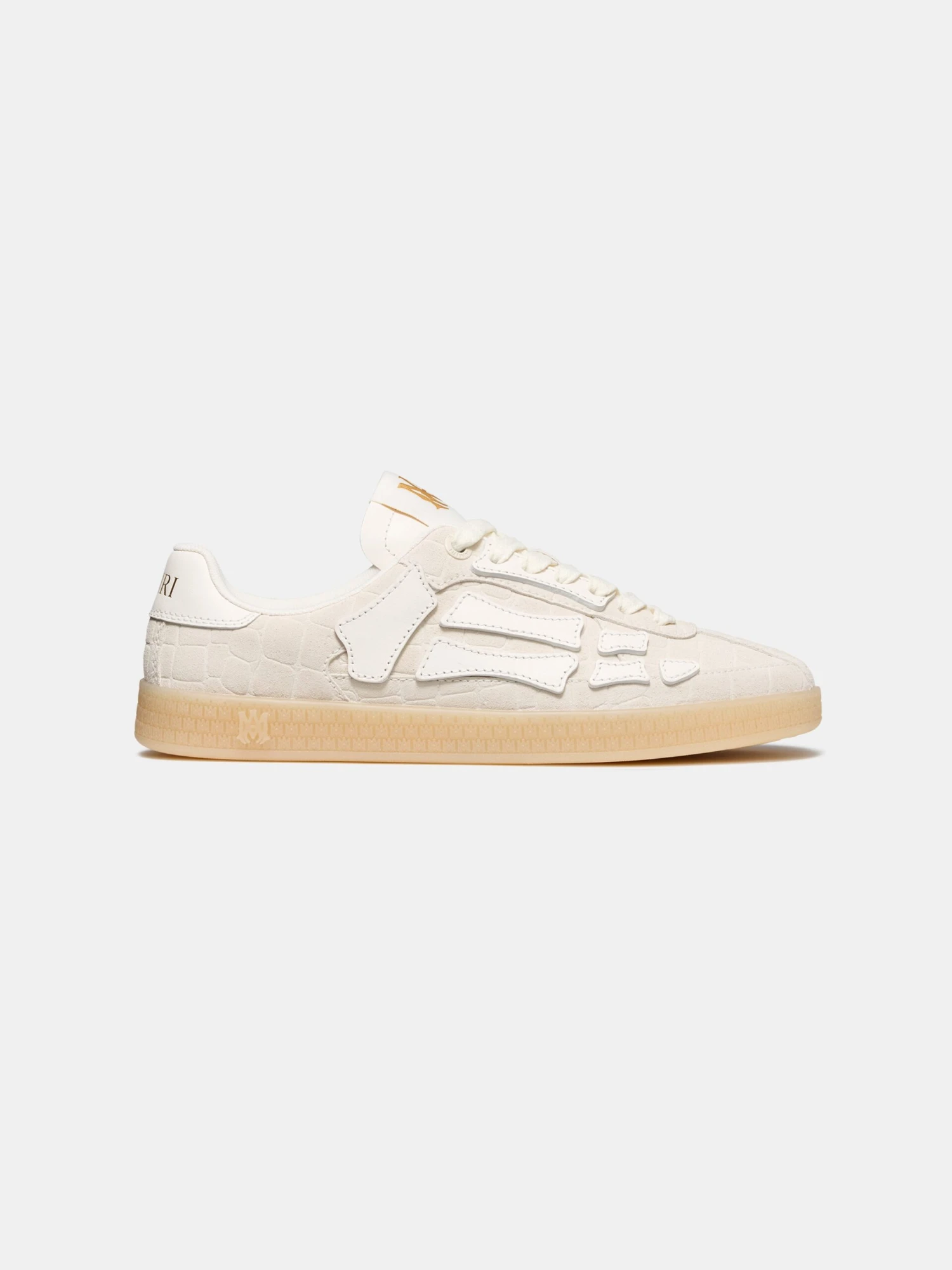 Amiri WOMEN - WOMEN'S CROC DEBOSSED PACIFIC BONES - ALABASTER(Women Womens Croc Debossed Pacific Bones Alabaster) 3 Amiri WOMEN - WOMEN'S CROC DEBOSSED PACIFIC BONES - ALABASTER(Women Womens Croc Debossed Pacific Bones Alabaster)