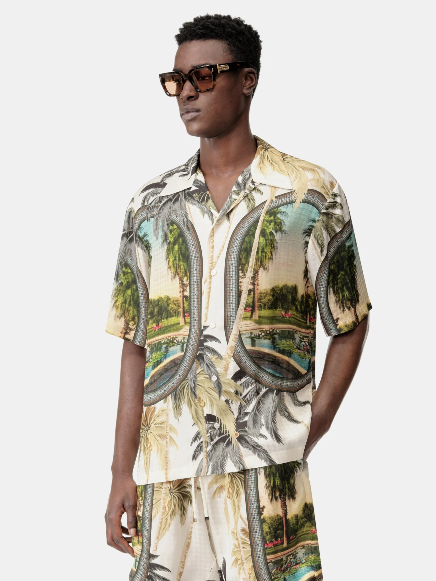 Amiri PARADISE BOWLING SHIRT - Multi(Paradise Bowling Shirt Multi) 4 Amiri PARADISE BOWLING SHIRT - Multi(Paradise Bowling Shirt Multi) - Image 2