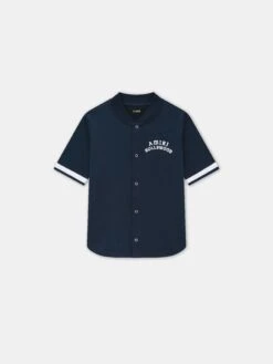 KIDS - KIDS' AMIRI HOLLYWOOD BASEBALL SHIRT - Midnight Blue(Kids Kids Amiri Hollywood Baseball Shirt Midnight Blue)