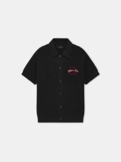 Amiri HOLLYWOOD AUTO MESH SHIRT - Black(Hollywood Auto Mesh Shirt Black)