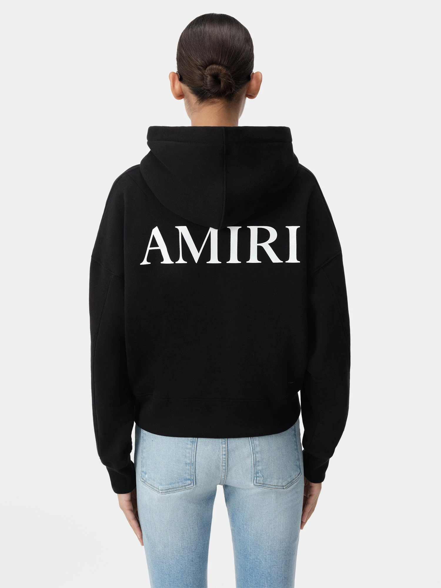 Amiri WOMEN - WOMEN'S MA CORE LOGO HOODIE - Black(Women Womens Ma Core Logo Hoodie Black) 6 Amiri WOMEN - WOMEN'S MA CORE LOGO HOODIE - Black(Women Womens Ma Core Logo Hoodie Black) - Image 4