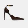 Amiri WOMEN - WOMEN'S MA STILETTO - DARK BROWN(Women Womens Ma Stiletto Dark Brown)