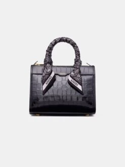 Amiri WOMEN - WOMEN'S CROC MICRO TRIANGLE BAG - BLACK(Women Womens Croc Micro Triangle Bag Black)